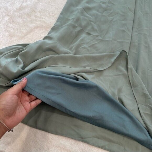 Show Me Your Mumu Caitlin Ruffle Flutter Maxi Formal Dress Size XS - Picture 9 of 12